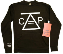 Load image into Gallery viewer, Controlled Actions = Power Black Unisex Equation Sweatshirt